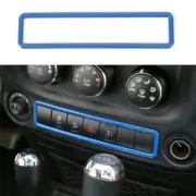 Interior Emergency Light Lamp Switch Cover Trim for Jeep Wrangler JK 11-18 Blue (for: Jeep)