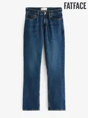 FatFace Blue Straight Mid Wash Jeans (AD8604) | $136