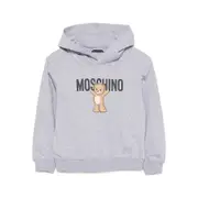[Moschino] Moschino Teddy-print Hoodie 12 A GREY