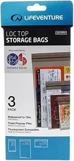 LIFEVENTURE DriStore LocTop Bags - Valuables Pack, Clear, One Size