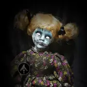 Ooak Horror Art Doll Upcycled Porcelain Halloween Creepy Decor Alt Scary