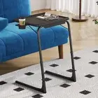 Foldable Table Adjustable Tray Portable Folding Laptop Desk Cup Holder
