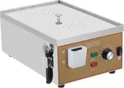2-Hole Commercial Electric Steamed Bun Machine, 30-110°C Precise Temperature Control Independent Water Supply Stainless Steel Steamer for Buns, Dumplings, and MoreSilver,One Size