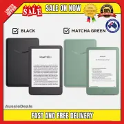 2024 Amazon Kindle WiFi Book eReader - 16GB MEMORY BLACK / MATCHA GREEN Present