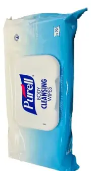 X10 Packs PURELL Body Cleansing Wipes – X10 Boxes Of 70 wipes 94004-12