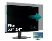 Computer Hanging Privacy Screen Filter Protector fr 23-24'' Desktop Monitor JL77