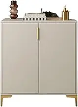 Freestanding Entrance Shoe Storage Cabinet Simple Modern Design White Storage Cabinet for Hallway, 60cm Shoe Cupboard