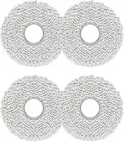 [HopeNest] replacement 4 Pack Microfiber Mop Pads for ECOVACS Deebot T20/T10/X1/X2 Omni Turbo Reusable Replacement Mop Cloths