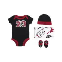 在飛比找Yahoo奇摩購物中心優惠-Nike 包屁衣禮盒 Jordan 童裝 寶寶 新生兒 滿月