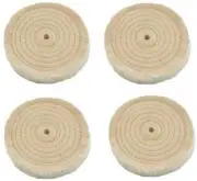 4 Pack of 8" Buffing Wheel Polishing Buffer Polish For Bench Grinder Machine