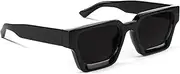 [GFUIARA] Trendy Square Sunglasses for Men Women Fashion Thick Rectangle Sun Glasses UV Protection Shades Designer Style