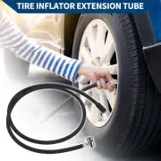 1pc 57.09inch Tire Inflator Extension Tube 0.236inx25TPI for Car Motorbike Bike