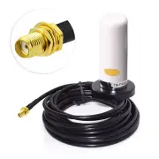 Ham Two Way Radio Magnetic Base 143/444MHz White Antenna for Baofeng UV-5R UV-82