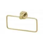 Bathroom Hand Towel Holder Brushed Gold Single Rail Bath Rack Phoenix GS893-12