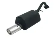 muffler for Toyota Corolla E12 HB 1.6i 81kW 2002-2004 Single Oval Tip 120x80mm