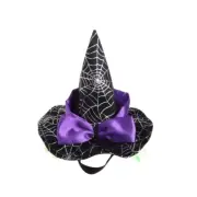 Pet Halloween Christmas Party Costume Spider Web Pattern Realistic Wizard