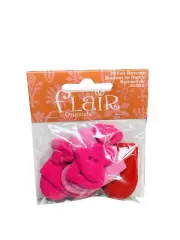 Flair Original 20 Felt Buttons / 20 Botones De Fieltro. Valentines Day