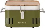 Everdure by Heston Blumenthal Cube Portable Charcoal Barbeque, Khaki