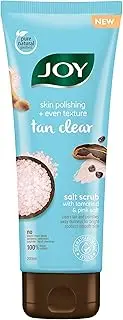 Joy Skin Polishing + Even Texture Tan Clear Salt Scrub| With Tamarind & Pink Salt |100% Vegan, No Parabens, No Harsh Chemicals| 200 ml