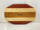 New Multi-Wood Challah Cutting/Bread/Charcuterie Board Shabbat Kodesh Reversible