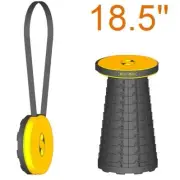Real-original 18.5"/47 cm Mini-Max stool. Portable Retractable Telescopic Seat.