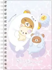 Official San-X Rilakkuma Underwater Seal Theme B6 Spiral Notebook