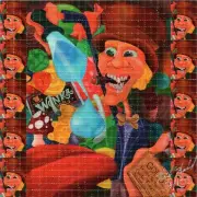 Pure Imagination by Nicholas Melnik BLOTTER ART perforated tabs
