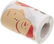 TEMPNAP 1 Roll Christmas Present Tag Stickers Self Adhesive Labels for Holiday Presents Snowman Designs for Easy Application for Christmas Present Wrapping and Decoration