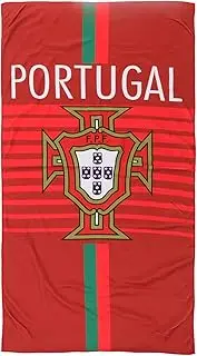 Beach Towel Microfiber Sand Free, Quick Dry High Absorbent Towel Beach Towel with Team Sign 55.12x28.35in for Beach Travel Swim(Portugal)