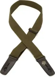 Lock-It Straps LIS 050 C2-OLV/BRN-R Guitar Strap - Olive (3-pack) Bundle