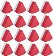 [Minkissy] 20pcs Velour Makeup Powder Mini Powder Puff Beauty Supplies Triangular Fluffy Plush