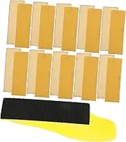 Hand Sanding Block Holder 10 Pcs Sandpaper Sander Pads for Woodworking Craft Projects and Polishing