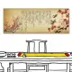 【24mama 掛畫】單聯式 油畫布 繪畫 花卉 復古 動物 鳥 無框畫-80x30cm(花與麻雀心經)