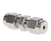 5 Pack) Parker Supercase 1SC1-316 A-lok union, 1/16” Double Ferrule Tube Fitting
