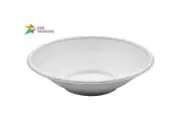 500x24oz/700ml White Sugarcane Bowls - Disposable & Takeaway, Eco-Friendly