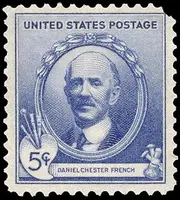 Daniel Chester French N(1850-1931) American Sculptor US Commemorative Postage Stamp 1940 Poster Print by (18 x 24)