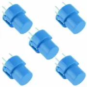 5 x Blue Round PCB Keyboard Tactile Push Switch SPST
