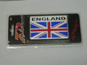 UNION JACK FLAG METAL CAR BADGE Chrome Emblem suit Jaguar England British AUSTIN
