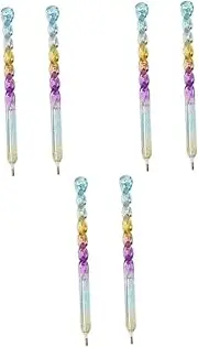 COHEALI 3sets Dotting Pen Diamond Picture Dot Rhinestone Pen Modeling Point Drilling Tool Portable for Office 2pcs*3