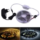 LED Strip Flexible Light 2835 White/Warm White+Dimmer+12V 2A Adapter for Cabinet