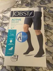 JOBST ActiveWear Medical Compression stockings Size M 15-20 Cool White