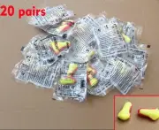 EAR PLUGS SLEEPING HOWARD LEIGHT foam Disposable earplugs 20 PAIRS
