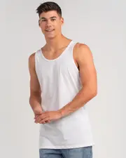 [Lucid] Lucid Men's Essential Tank Top Top in White Size Large L White