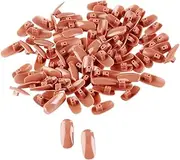 FOMIYES Ergonomic Design Manicure Training Fake Nails 200pcs Nail Art Practice Kit