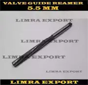 5.5MM Dia HSS Valve Guide Reamer 4" Inch Extra Long - Spiral Flutes Plastic Case