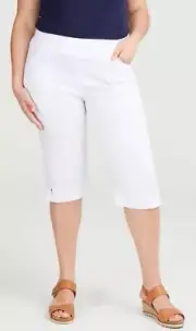 NEW TS TAKING SHAPE WHITE PULL ON PANTS SZE 20 (# 895)