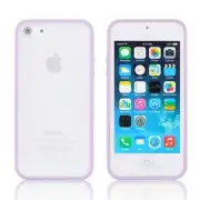 iPhone 6S 6 case Bumper Case Cover Protective Frosted Clear Hard Purple