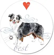CafePress Mini Amer T1 K Round Car Magnet