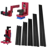 Aluminum Multi T-Track Fence Woodworking Miter Track Fence DIY T Slot Bandsaw Jig Miter Track Sliding Bracket Miter Gaug
