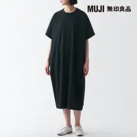 在飛比找momo購物網優惠-【MUJI 無印良品】女棉混涼感天竺洋裝(共2色)